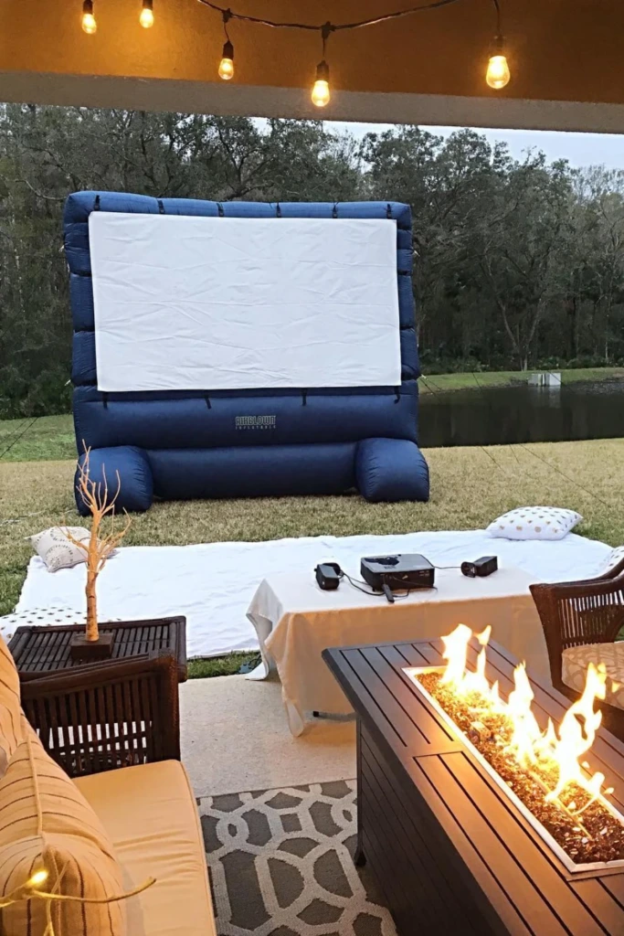 Covered Patio Setup