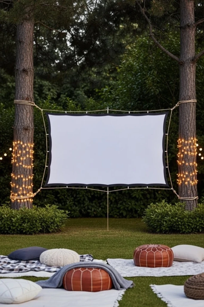 Tree Hung Screen