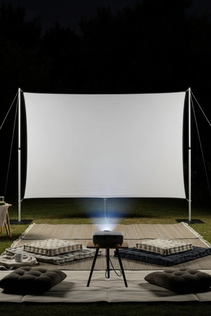 Minimalist Sheet Screen