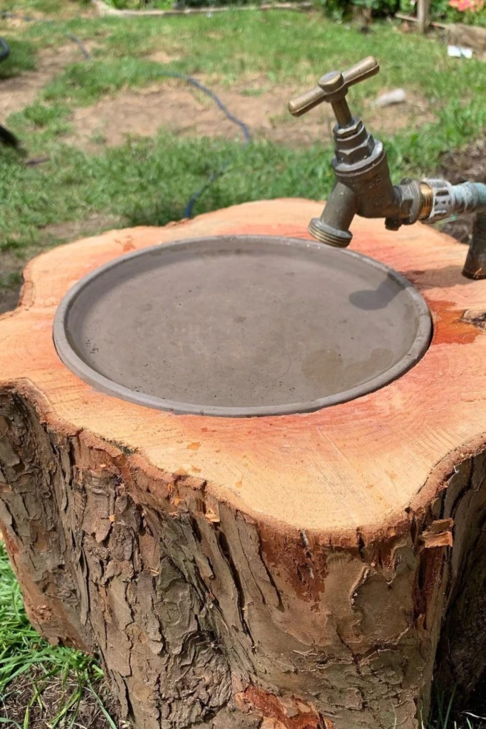 Rustic Faucet Bath