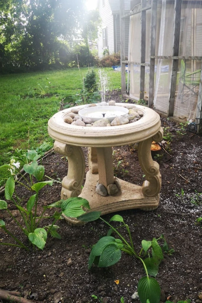 Solar Fountain Table