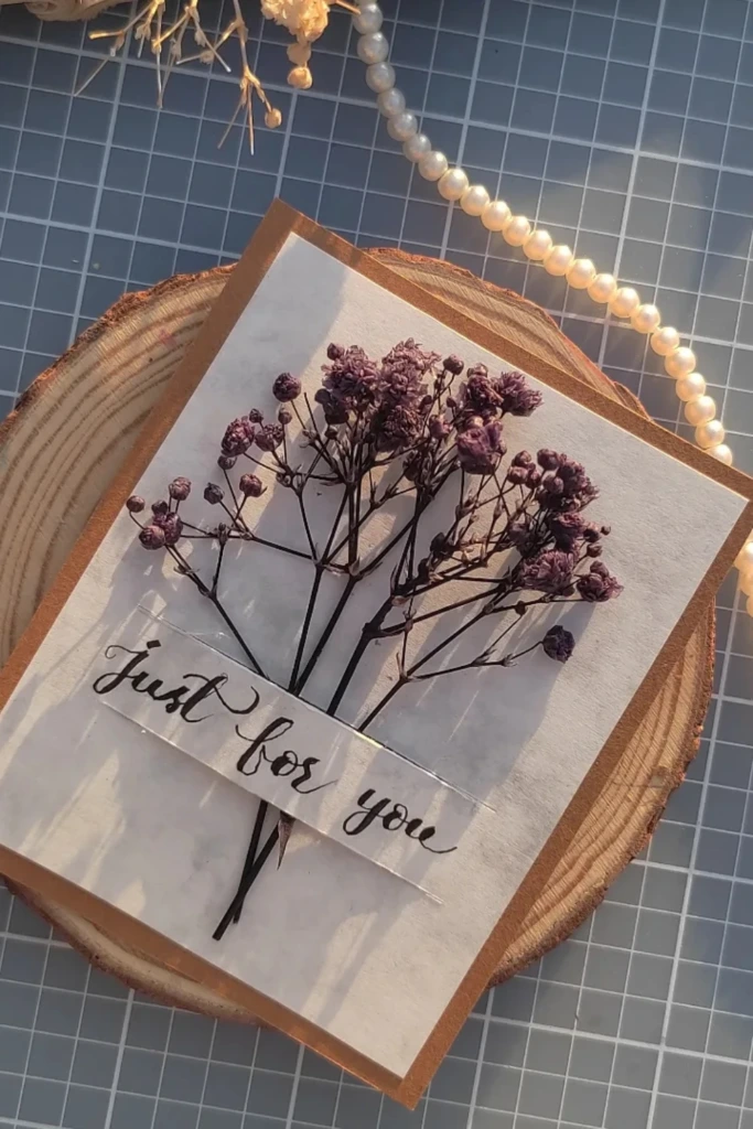 Craft a Pressed Flower Card