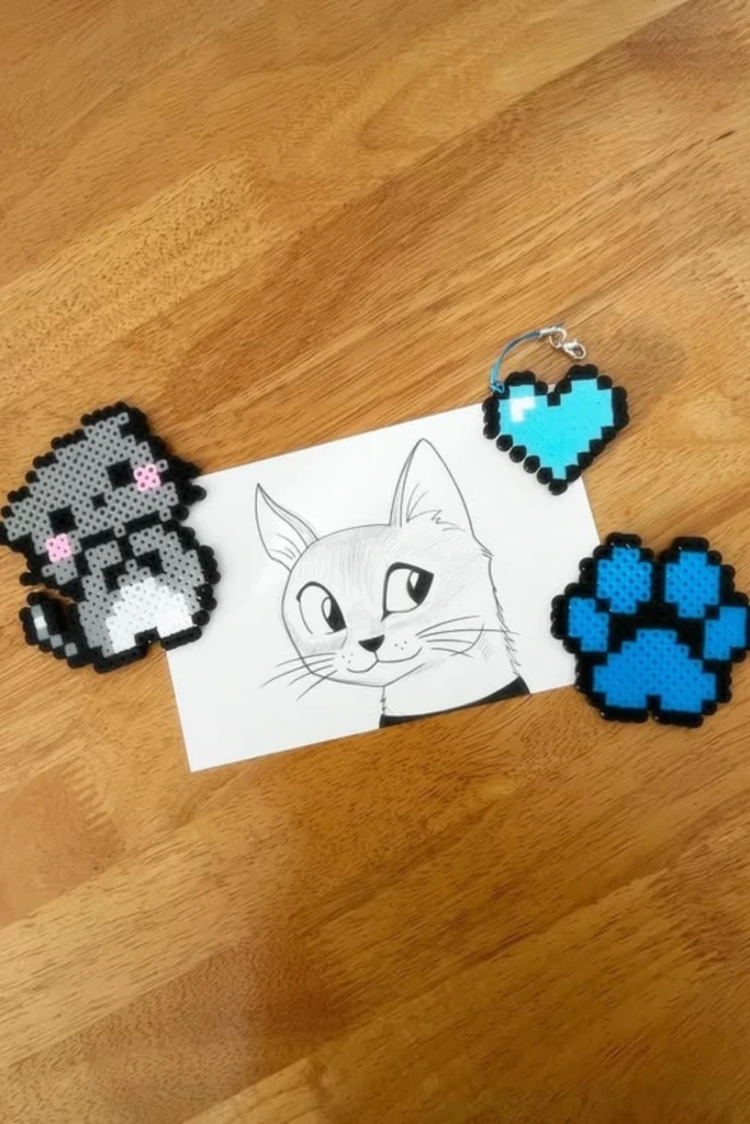 Make Pixel Art Keychains