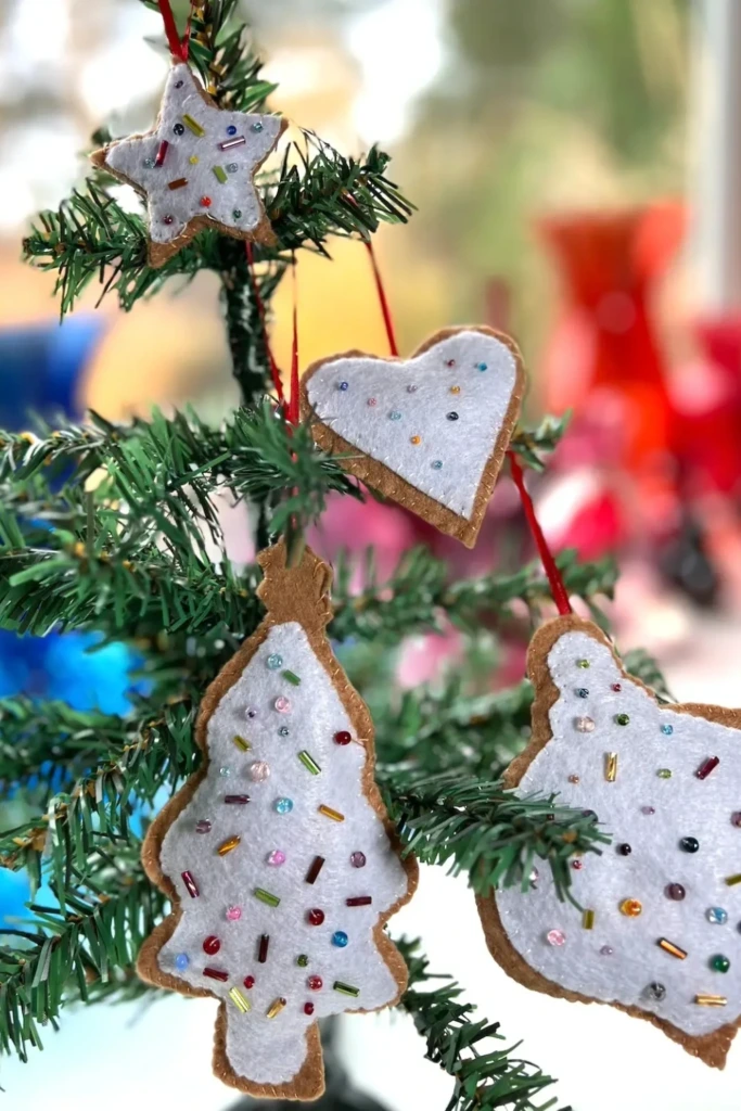 Felt Cookie Ornaments