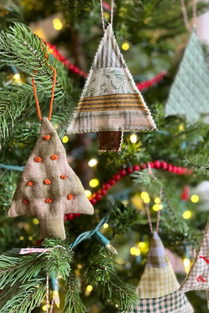 Fabric Tree Ornaments