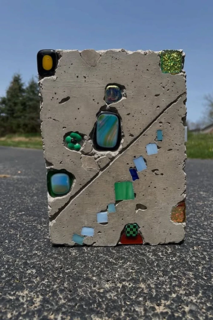 Glass Inlay Block
