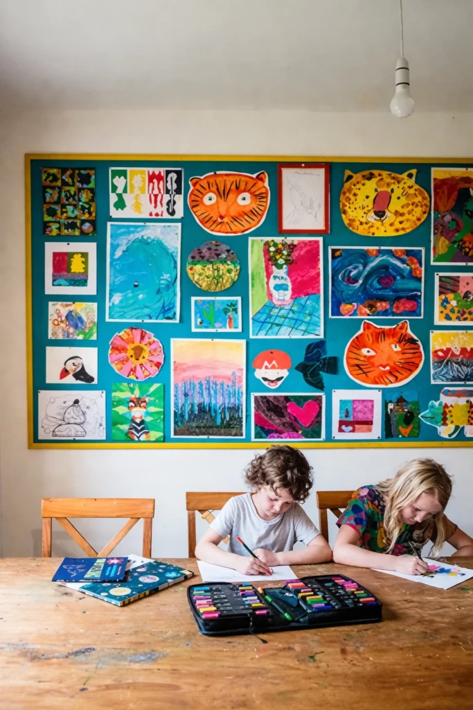 Kids’ Art Display Board