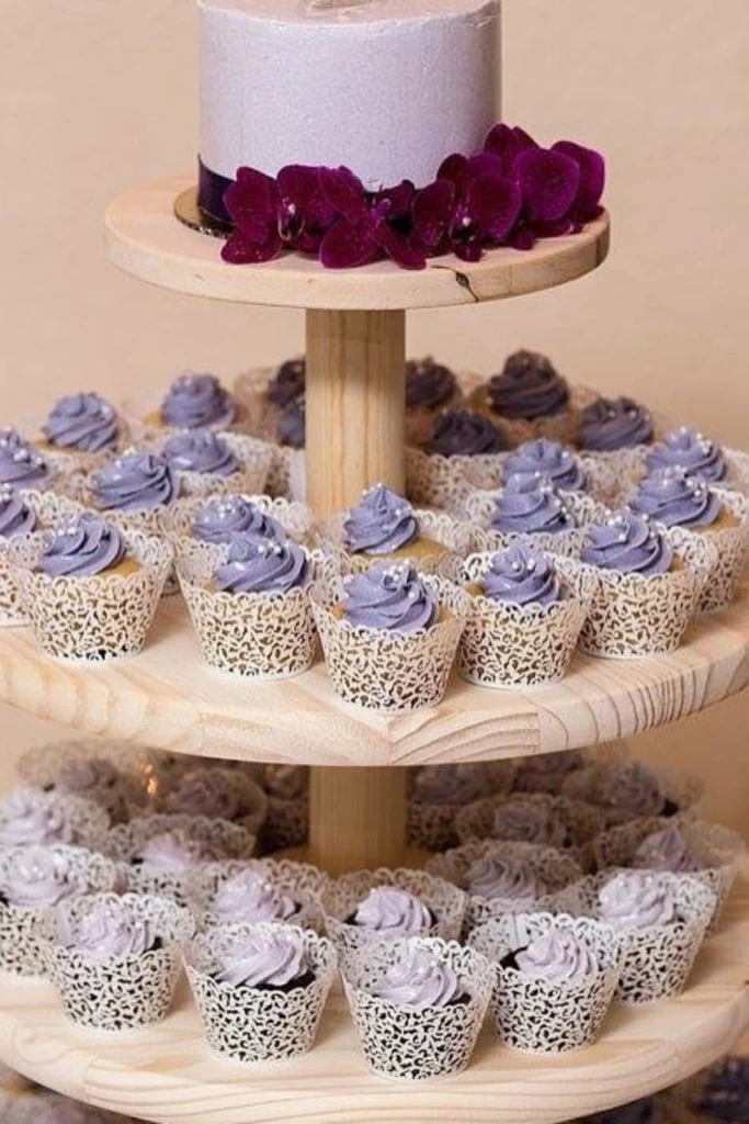 Elegant Wooden Tier Stand