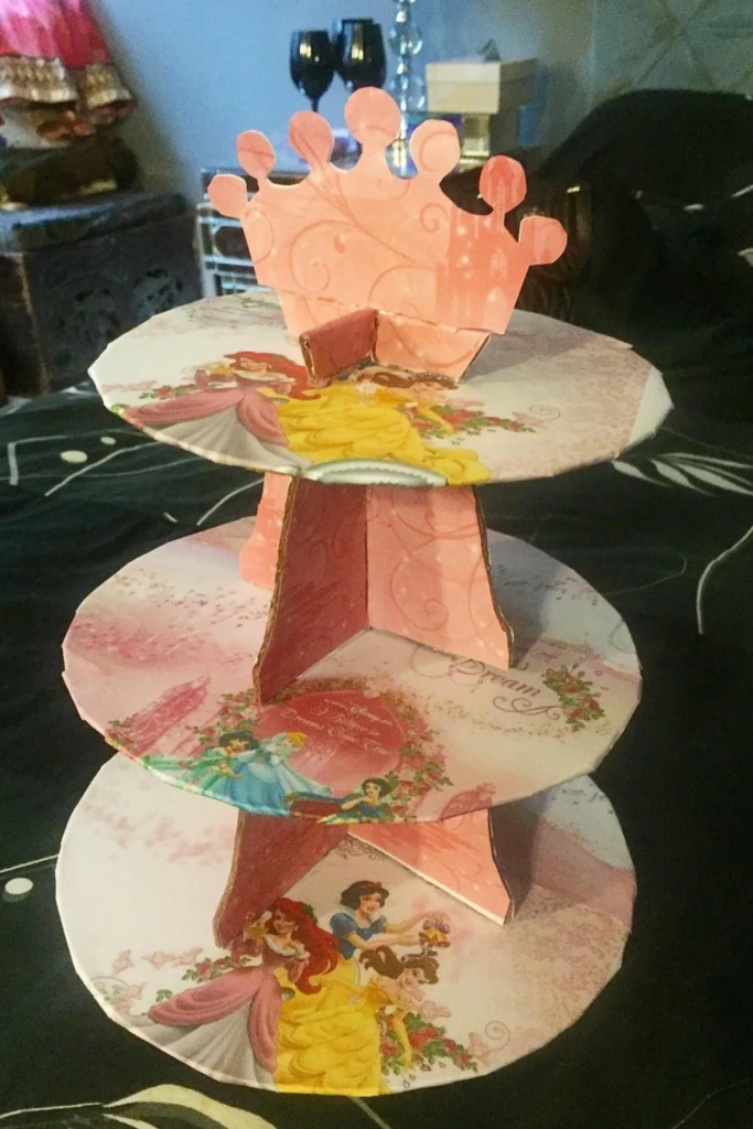 Princess-Themed Cardboard Stand