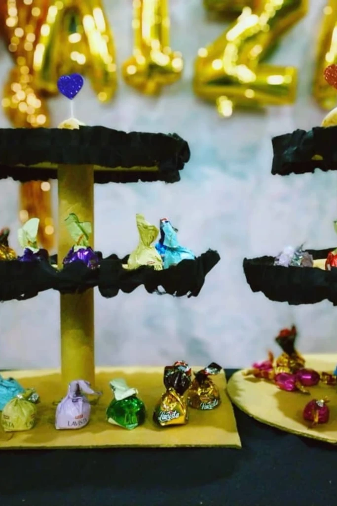 DIY Cardboard Candy Stand