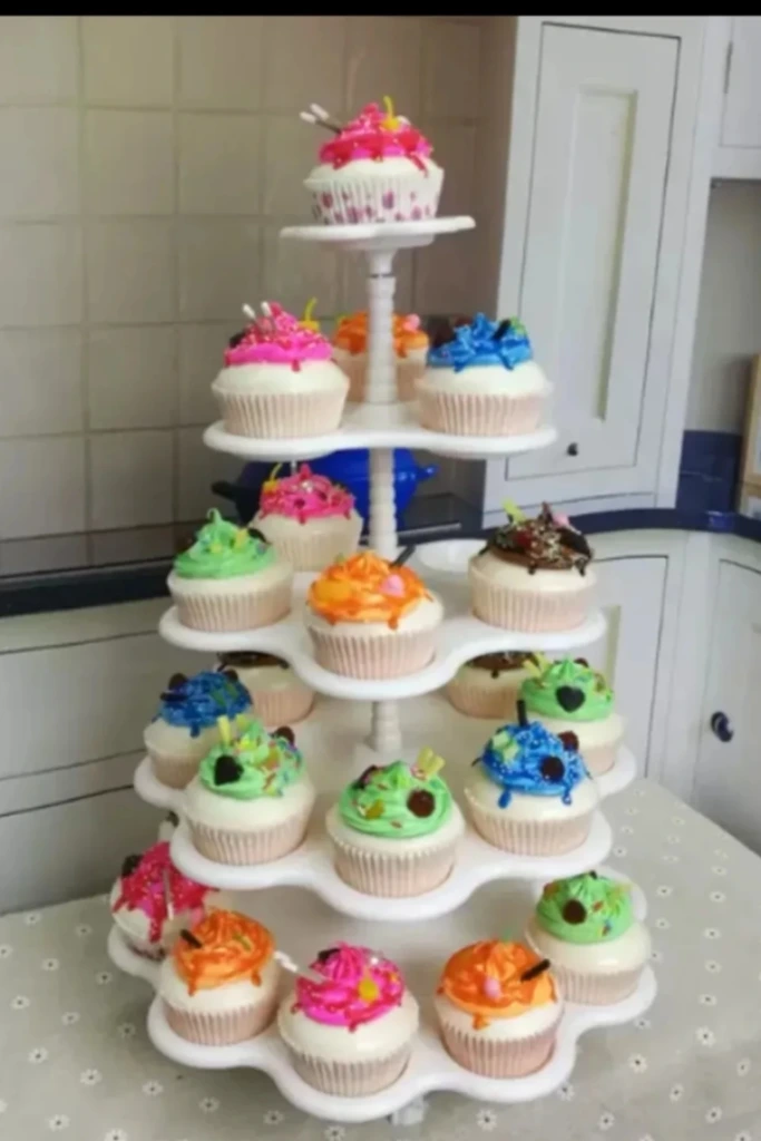 Multi-Tier White Stand