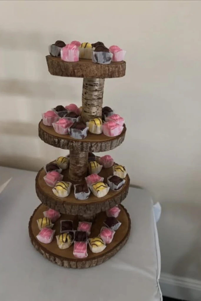 Rustic Tree-Slice Stand