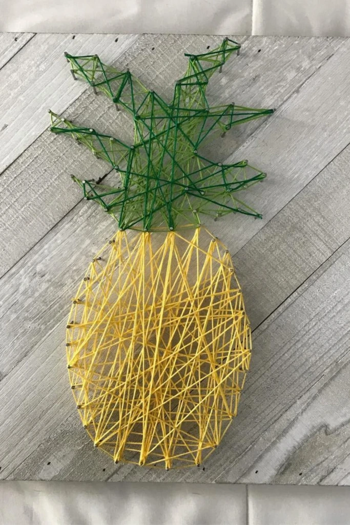 Try String Art on Wood