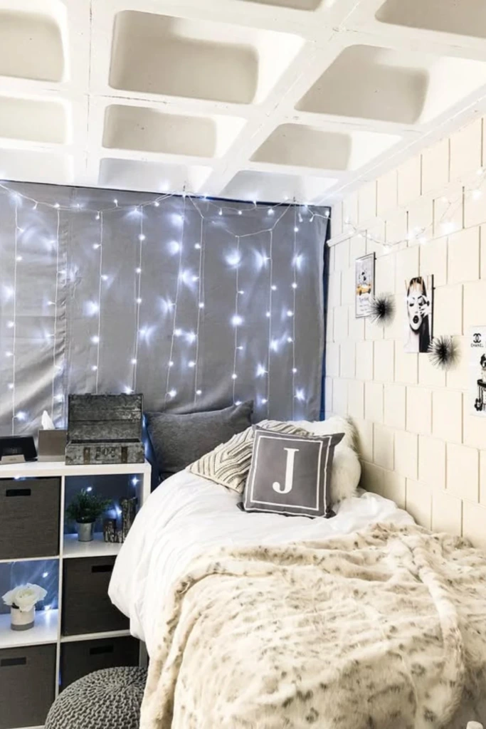 Hang Curtain String Lights