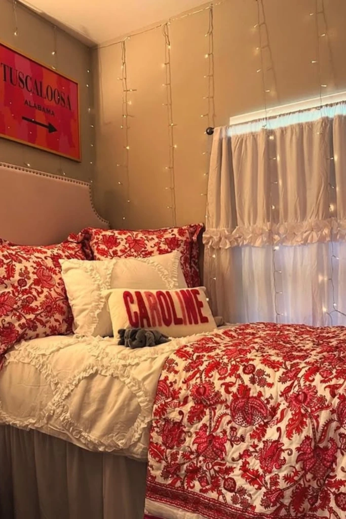 Match Bedding with Accent Lights