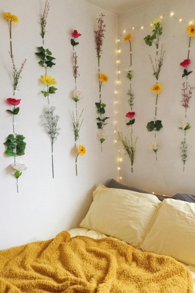 Mix Flowers with Fairy Lights
