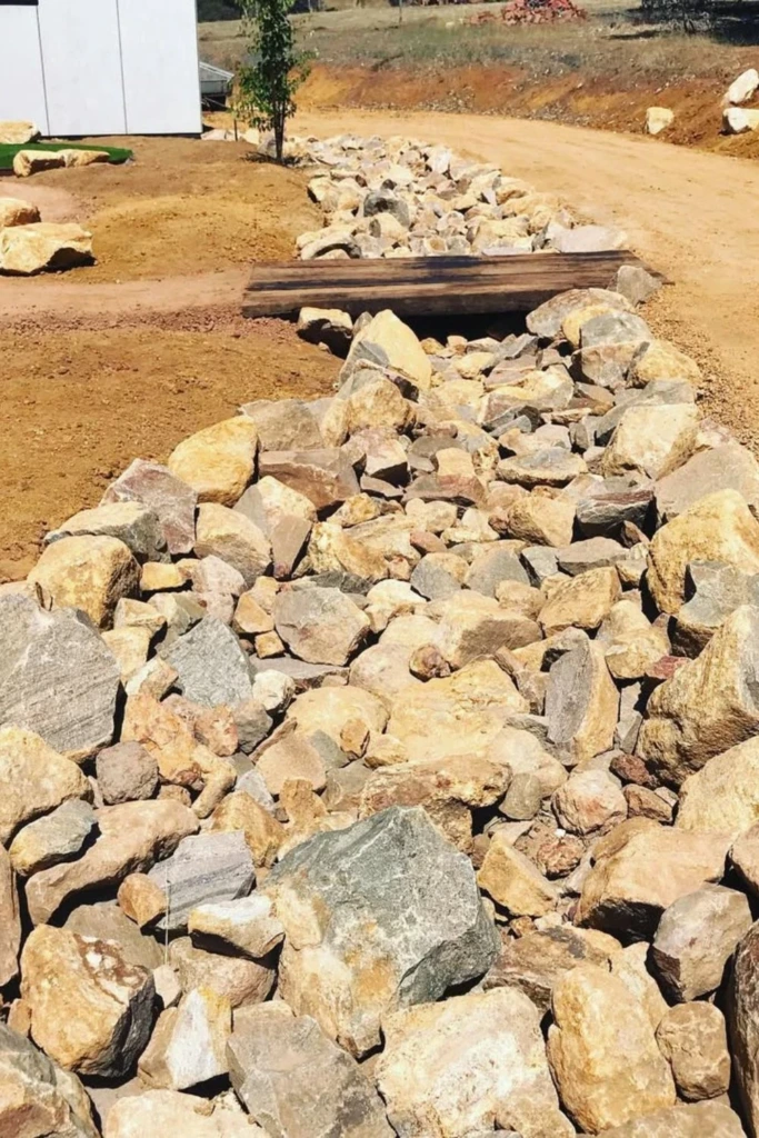 Boulder Drain Channel