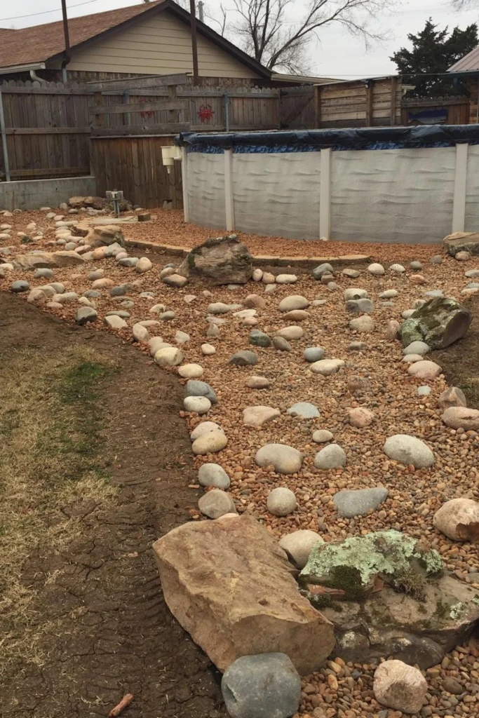 Rustic Backyard Stream