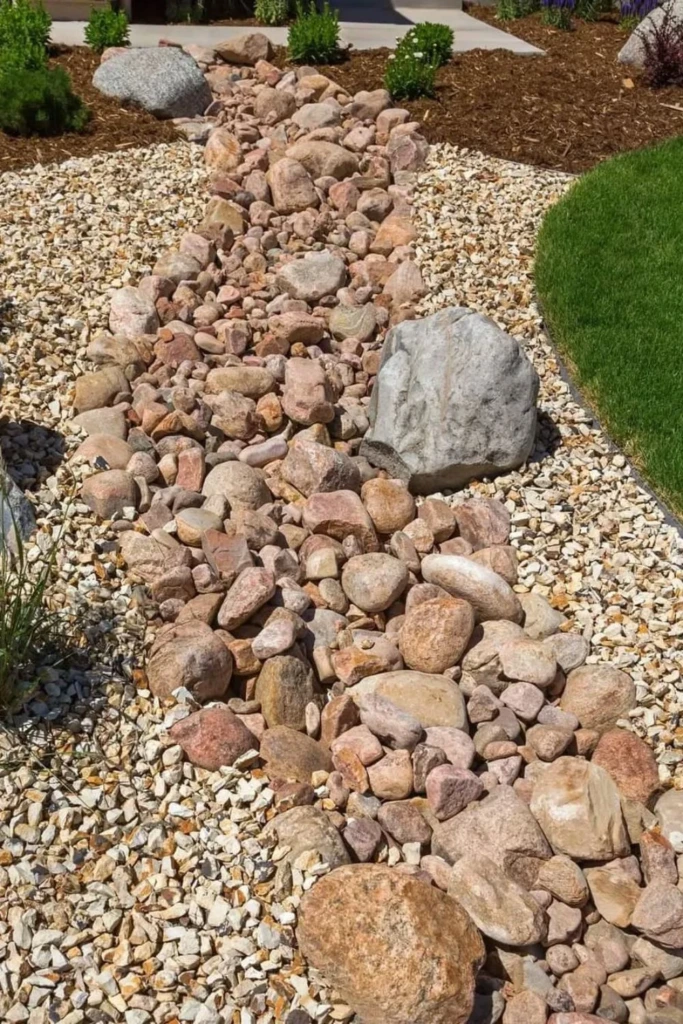 Contrast Stone Bed