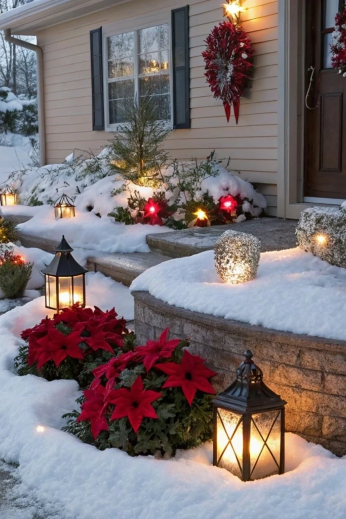 Snowy Lantern Beds