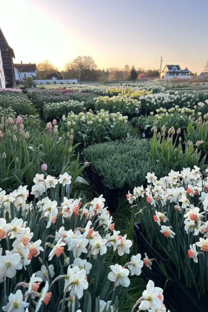 Field Flower Rows