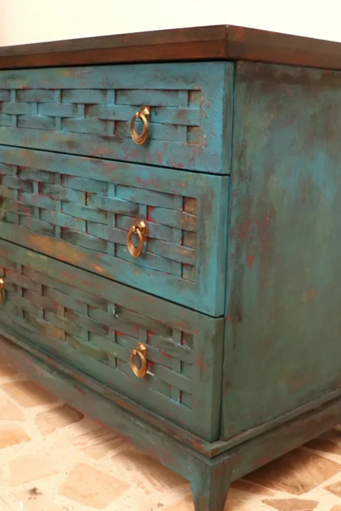 Textured Patina Finish