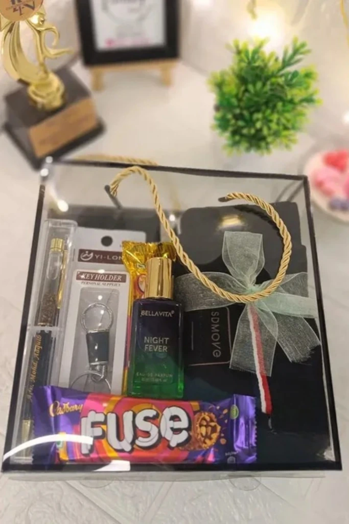 Elegant Black-Themed Gift Box