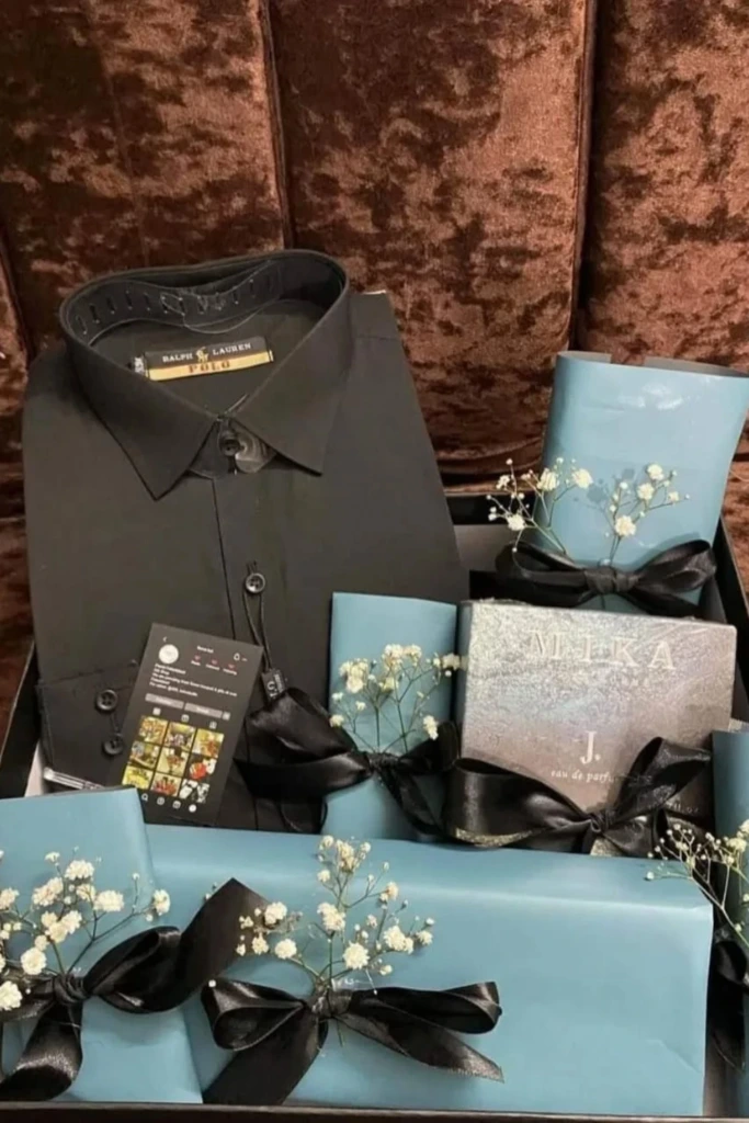 Black & Teal Gift Box
