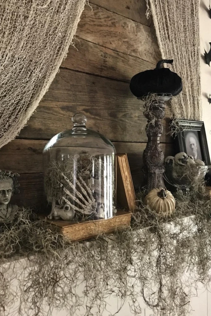 Creepy Mantel Display