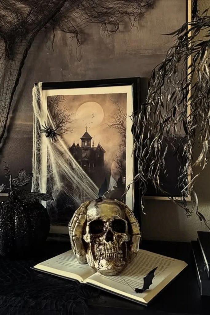 Haunted Tabletop Scene