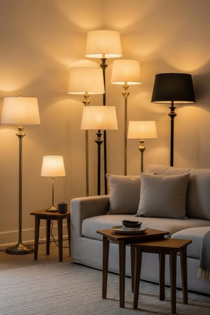 Layered Floor Lamps