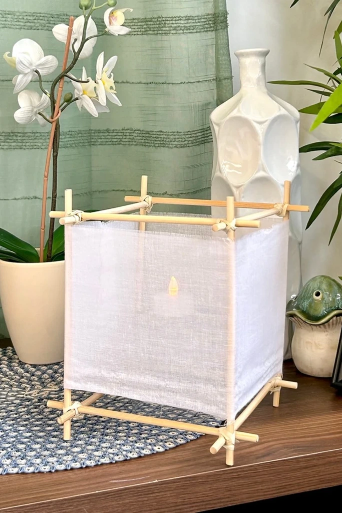 Minimal Bamboo Lantern