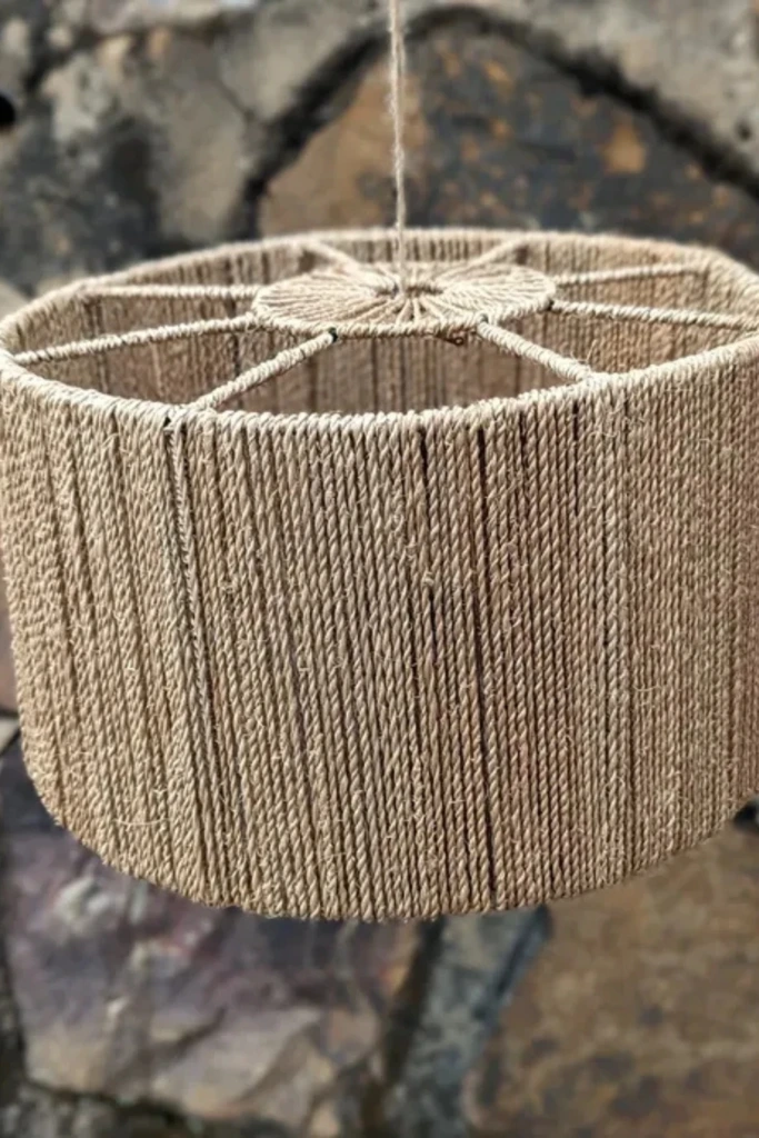 Wrapped Jute Shade