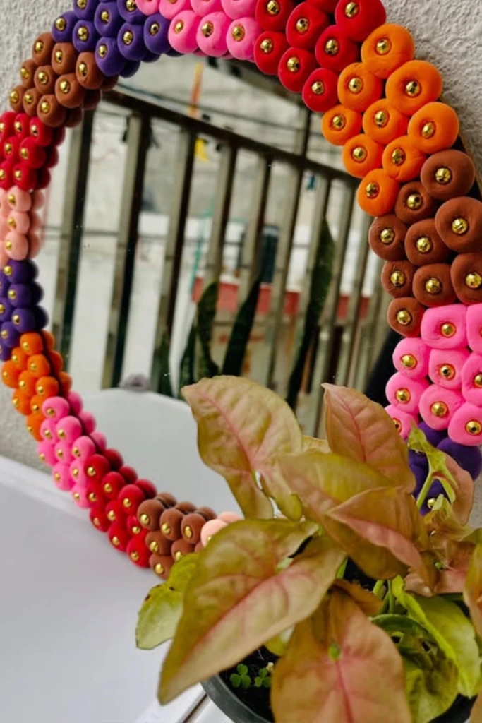 Colorful Ring Mirror