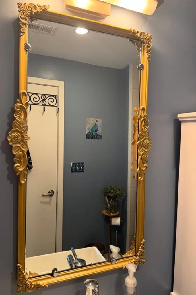 Ornate Gold Mirror Frame