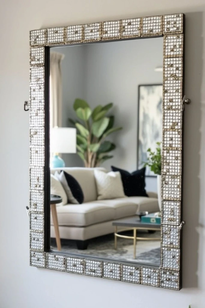 Mosaic Tile Mirror Frame