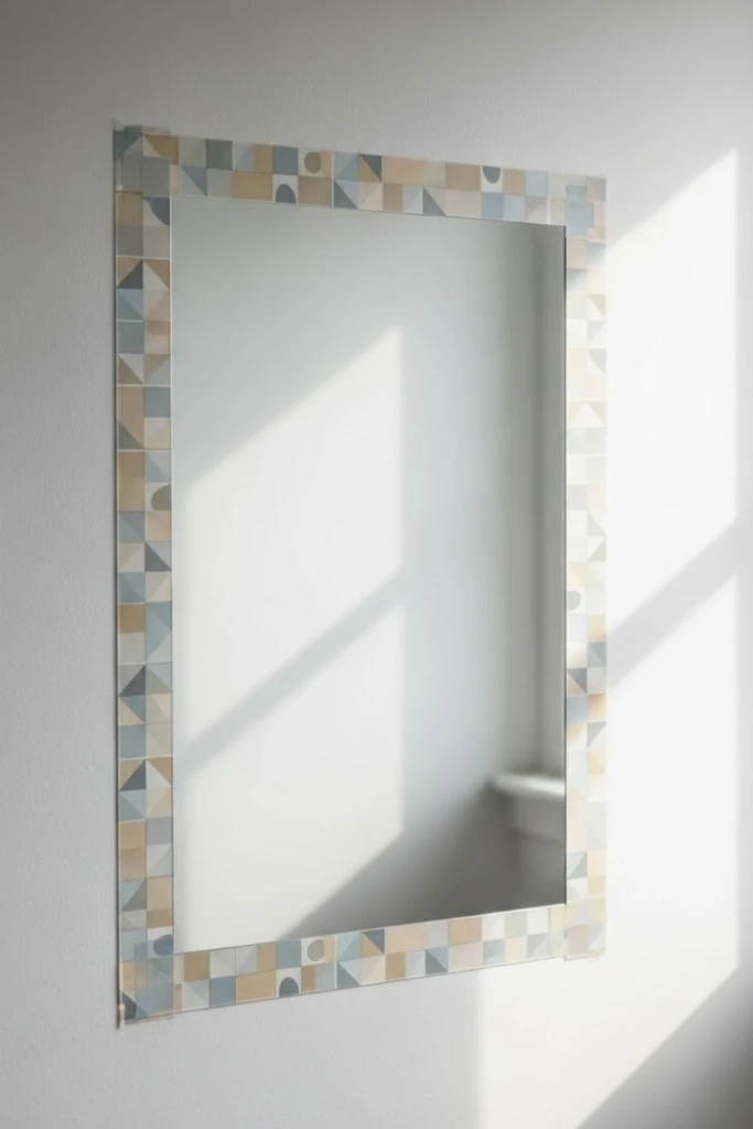 Washi Tape Mirror Border