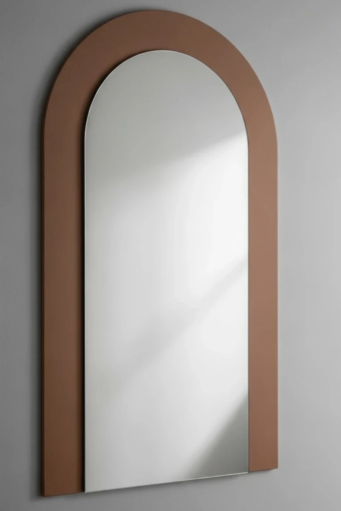 Painted Arch Around the Mirror