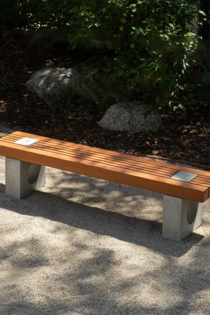 Concrete Modern Bench