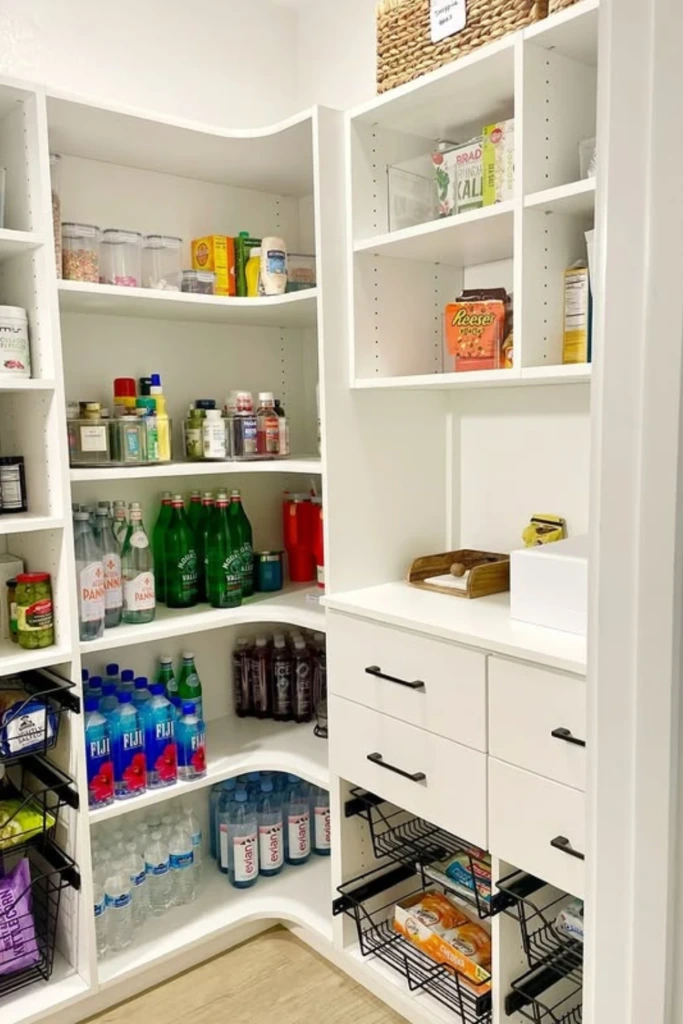 Curved Corner Shelves