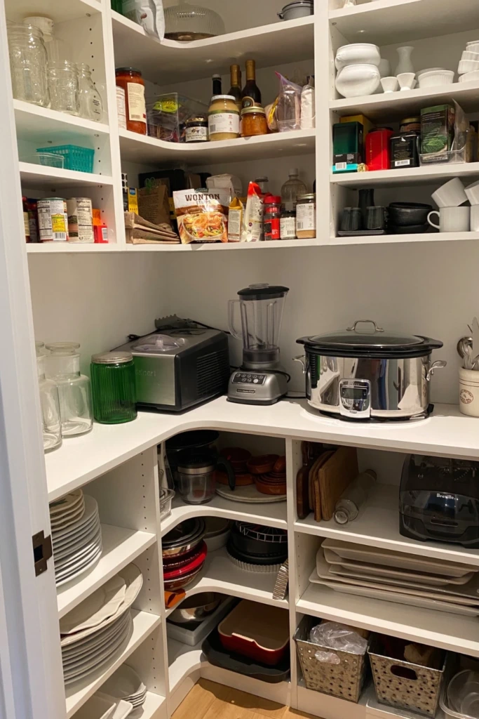 Built-In Work Shelf