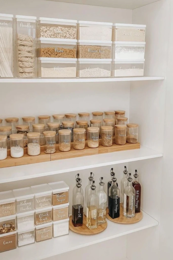 Uniform Container Shelves