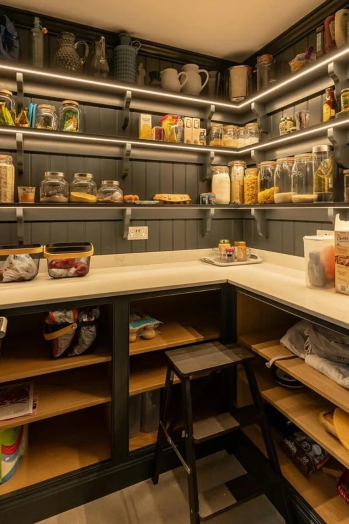 LED-Lit Shelving