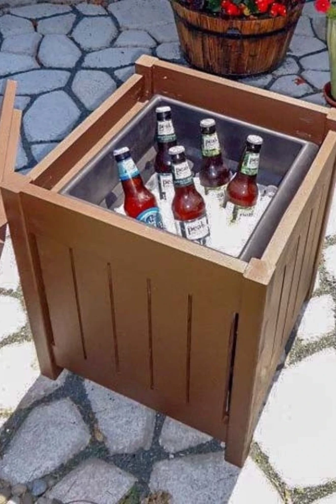 Cooler Side Table