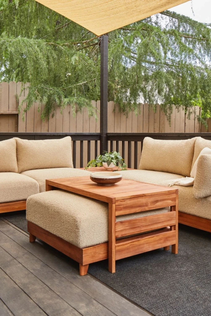 Plush Sectional Set