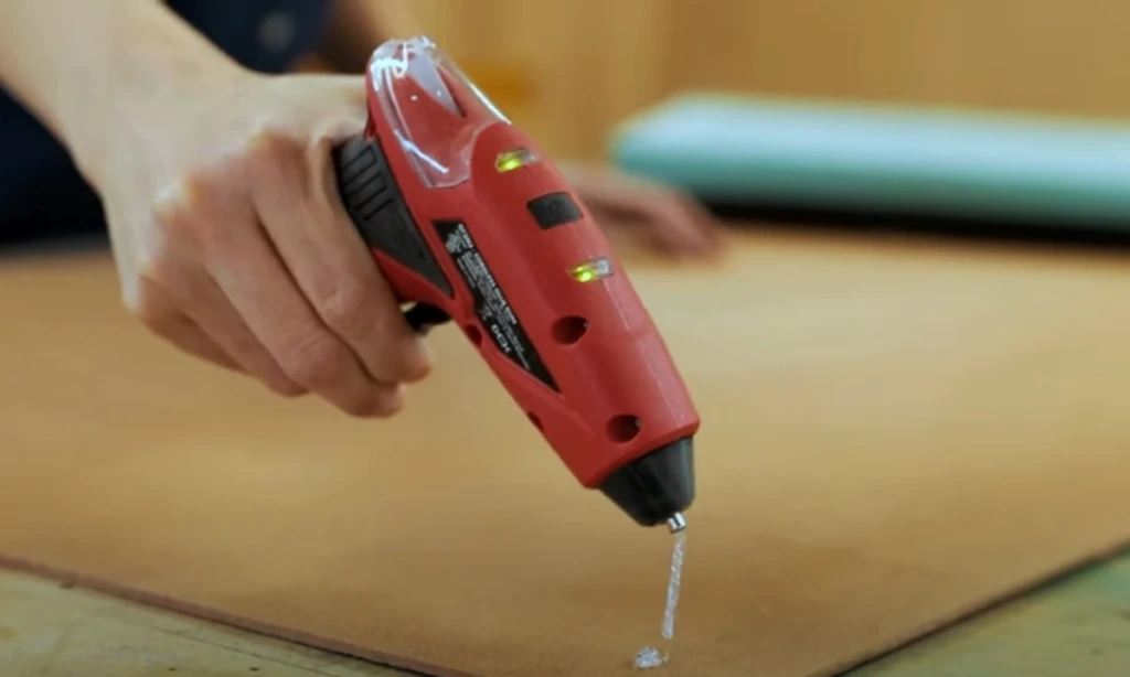 Glue foam to the MDF