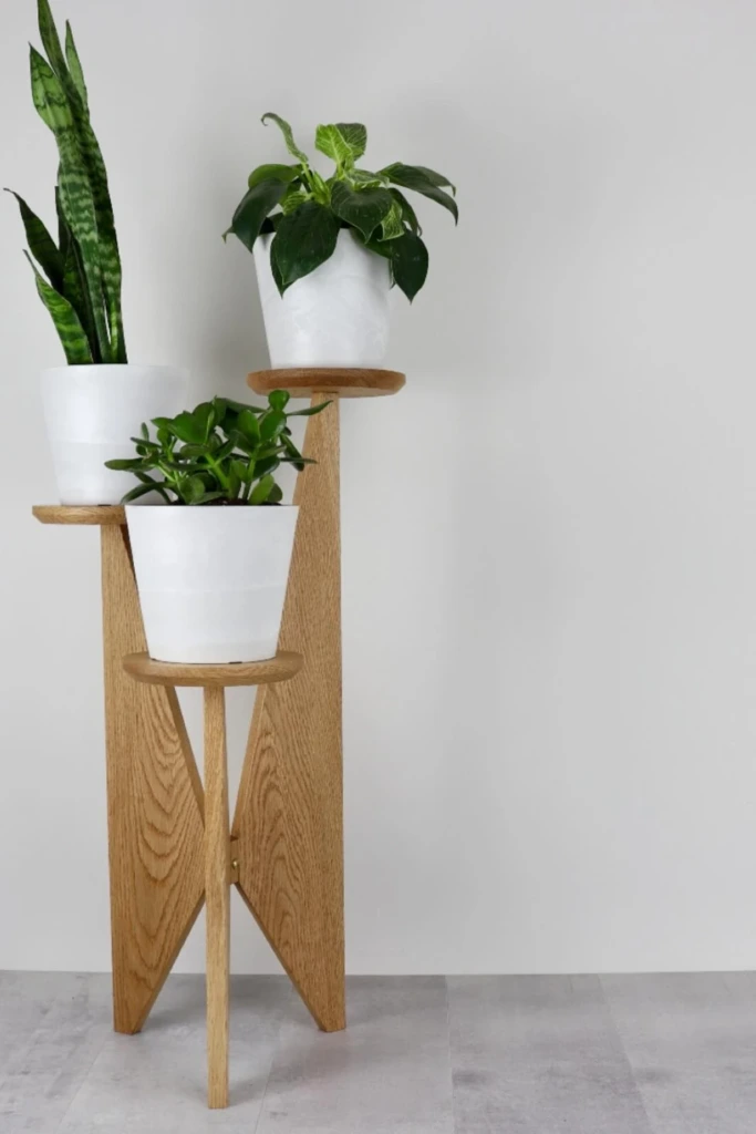 Build a Modern Tiered Plant Stand