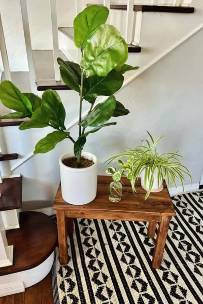Repurpose a Small Wooden Table