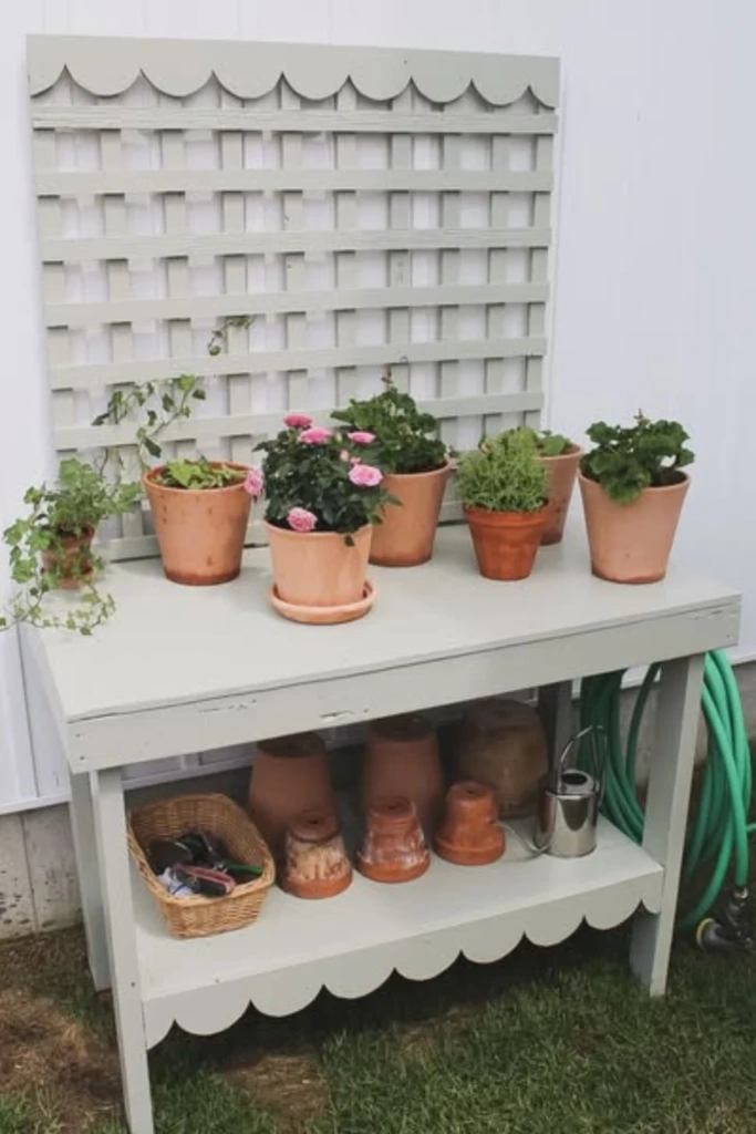 Build a Garden Potting Table