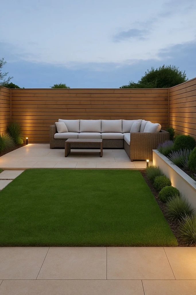 Minimalist Lounge Fence